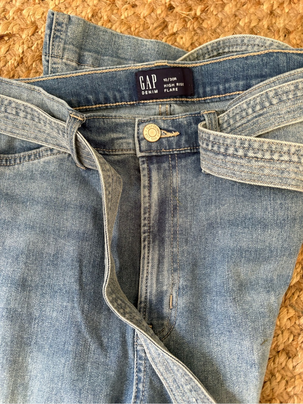 GAP Denim Women’s Light Blue High-Rise Bootcut Jeans